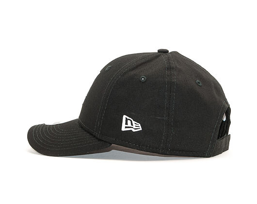Dětská Kšiltovka New Era 9FORTY Script Youth Black / White Strapback