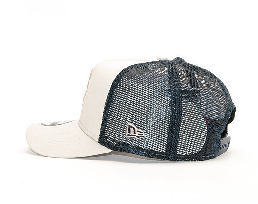 Dětská Kšiltovka New Era 9FORTY Trucker The League Essential Boston Red Sox Youth Stone / Navy Snapb