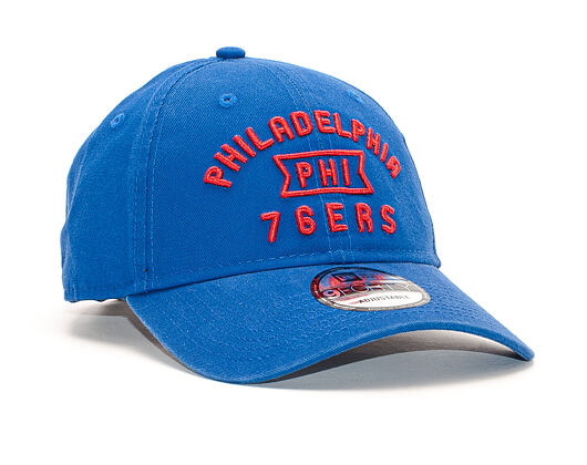 Kšiltovka New Era 9FORTY Vintage Team Front Philadelphia 76ers Team Color Strapback