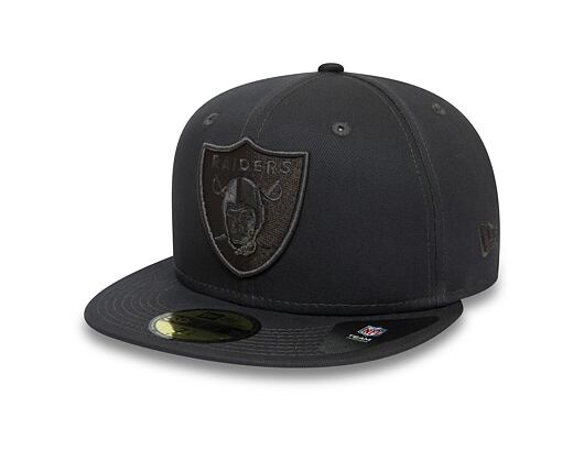 Kšiltovka New Era 59FIFTY Oakland Raiders Team Tonal Grey Heather