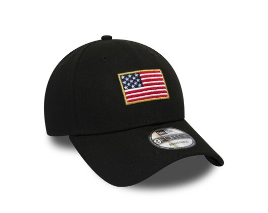 Kšiltovka New Era 9FORTY Flagged Black