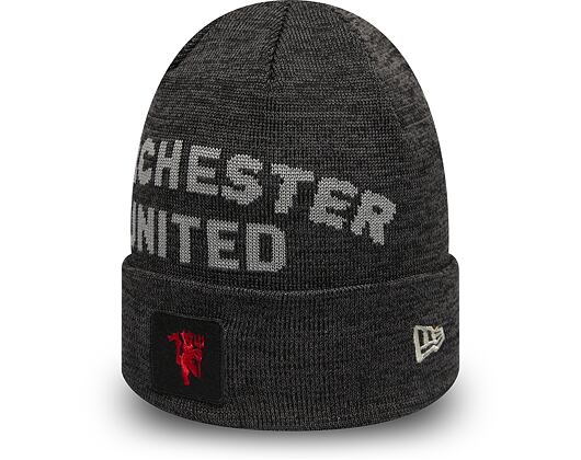 Kulich New Era Manchester United Script Cuff Knit Grey Heather