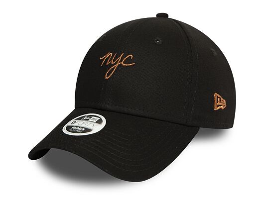 Dámská Kšiltovka New Era 9FORTY NYC Script Black