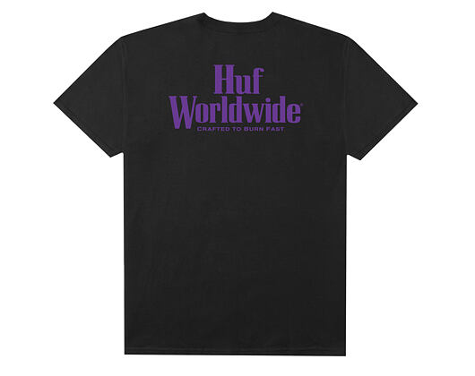 Triko HUF Fast Burn Tee Black