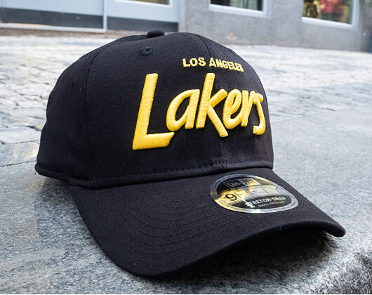Kšiltovka New Era 9FIFTY Los Angeles Lakers Wordmark Black/OTC