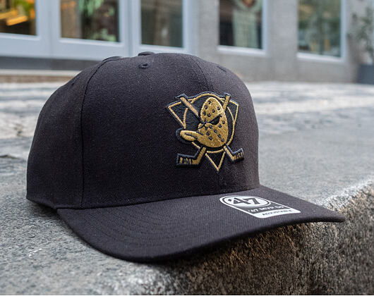 Kšiltovka 47 Brand Anaheim Ducks Cold Zone Metallic MVP DP Black/Gold