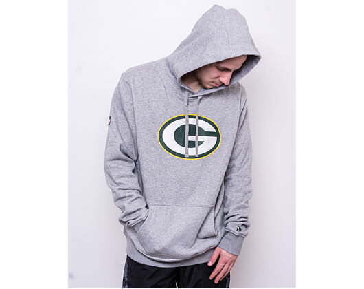 Mikina New Era Green Bay Packers Team Logo Heather Grey