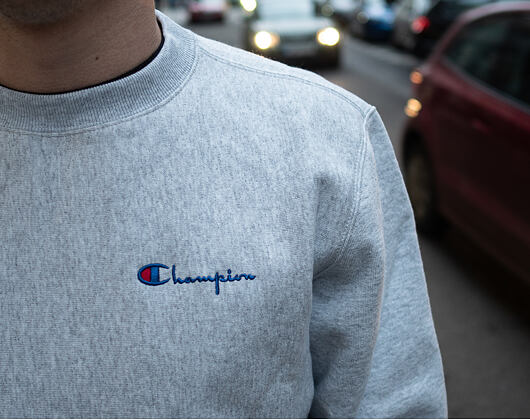 Mikina Champion Crewneck Sweatshirt Heather Grey