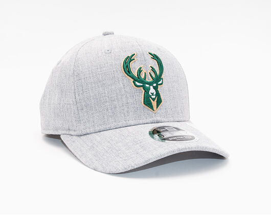 Kšiltovka New Era 9FIFTY Milwaukee Bucks Stretch Snap Heather Base