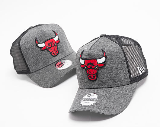 Dětská Kšiltovka New Era 9FORTY Trucker Chicago Bulls Shadow Tech