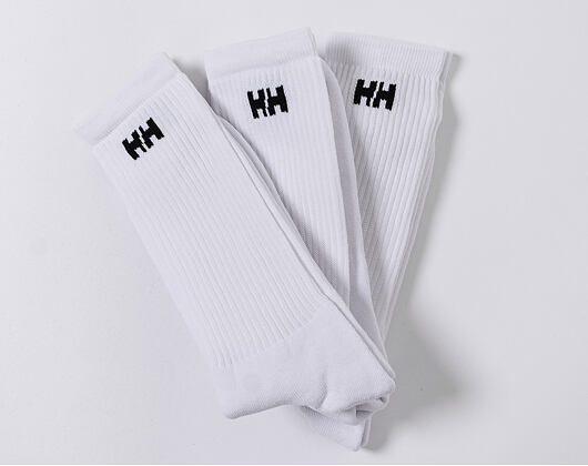 Ponožky Helly Hansen 3-Pack Cotton Socks 001 White