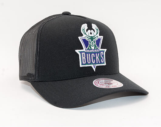Kšiltovka Mitchell & Ness Milwaukee Bucks 602 Team Logo Classic Trucker
