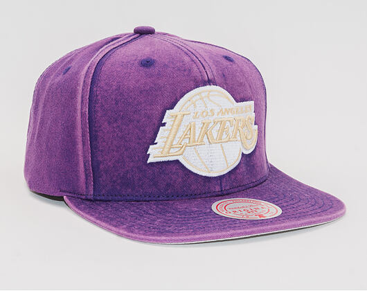 Kšiltovka Mitchell & Ness Los Angeles Lakers JS18253 Snow Washed Natural
