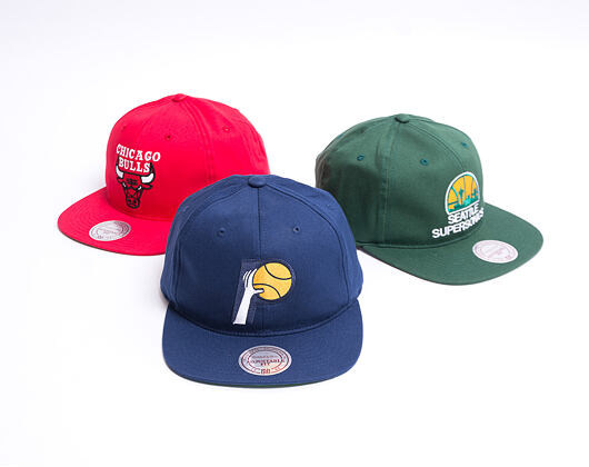 Kšiltovka Mitchell & Ness Indiana Pacers 462 Team Logo Deadstock Throwback