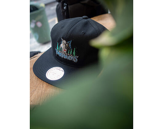 Kšiltovka Mitchell & Ness Minnesota Timberwolves 462 Team Logo Deadstock Throwback