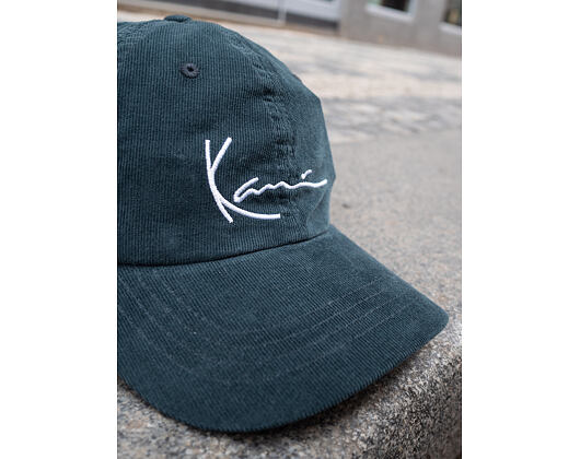 Kšiltovka Karl Kani Signature Cord Cap 7030216 Green/White