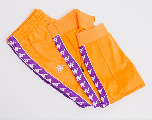 Tepláky Kappa Banda Rastoria Slim Orange/Violet A49
