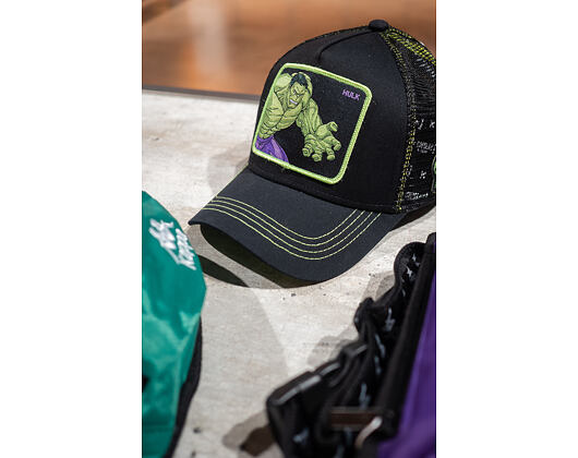 Kšiltovka Capslab Trucker By Freegun (MARVEL) Hulk - HLK5