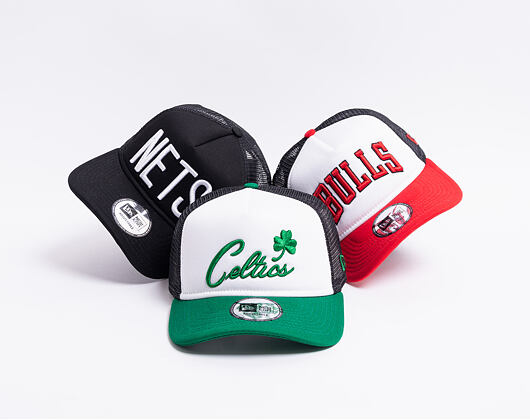 Kšiltovka New Era 9FORTY Trucker Chicago Bulls Team Colour Block