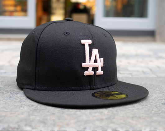 Kšiltovka New Era 59FIFTY Los Angeles Dodgers League Essential Black / Pale Pink