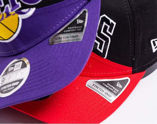 Kšiltovka New Era 9FIFTY Stretch Snap Los Angeles Lakers Team Split