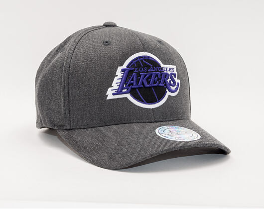 Kšiltovka Mitchell & Ness Los Angeles Lakers 715 Charcoal Heather Team Pop