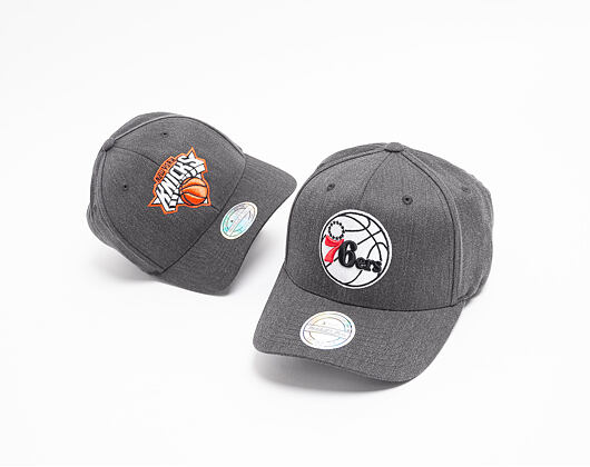 Kšiltovka Mitchell & Ness New York Knicks Charcoal Heather Team Pop