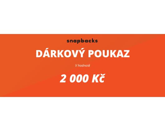 Dárkový poukaz na nákup v hodnotě 2000 Kč