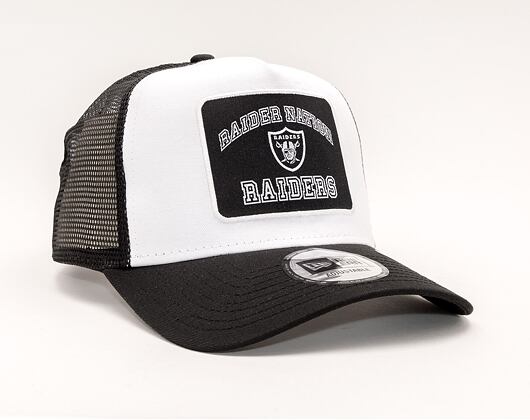 Kšiltovka New Era 9FORTY A-FRAME Trucker NFL Graphic Patch Oakland Raiders Team Color
