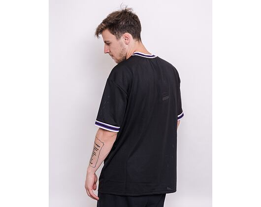 Triko New Era NBA Oversized Applique Tee Los Angeles Lakers Black