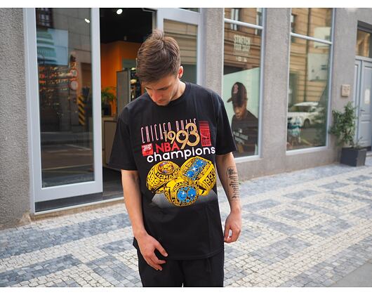 Triko Mitchell & Ness Chicago Bulls "Last Dance" 93 Champs Black