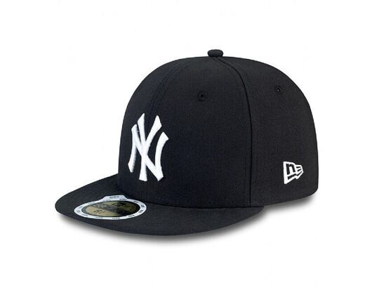 Dětská kšiltovka NEW ERA 59FIFTY Kids MLB League Basic New York Yankees Fitted Black / White