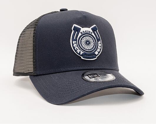 Kšiltovka New Era 9FORTY A-FRAME Trucker Motosport Navy