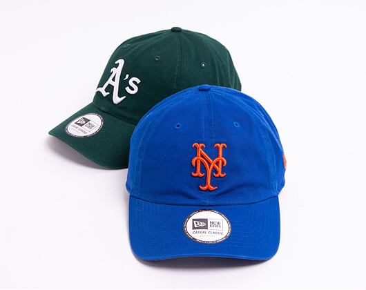 Kšiltovka New Era 9TWENTY MLB Washed Casual Classic New York Mets Team Color