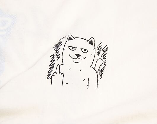 Triko RIP N DIP Fingered Tee Off White