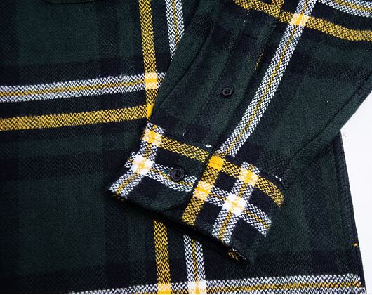 Košile Dickies Prestonburg OGX Olive Green/Yellow/White