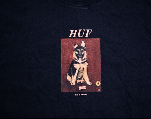 Triko HUF Good Boy Black