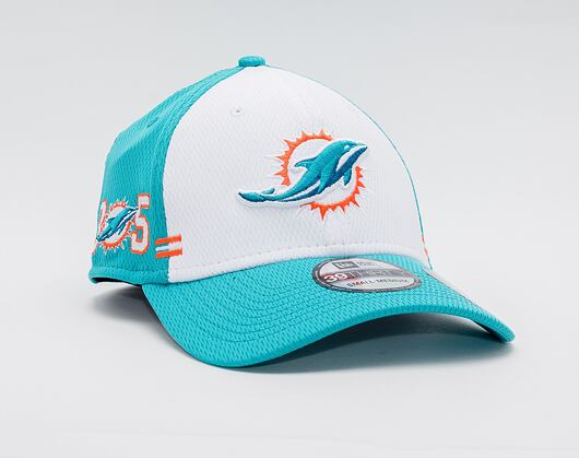 Kšiltovka New Era 39THIRTY NFL20 Sideline Home Miami Dolphins Stretch Fit Team Color