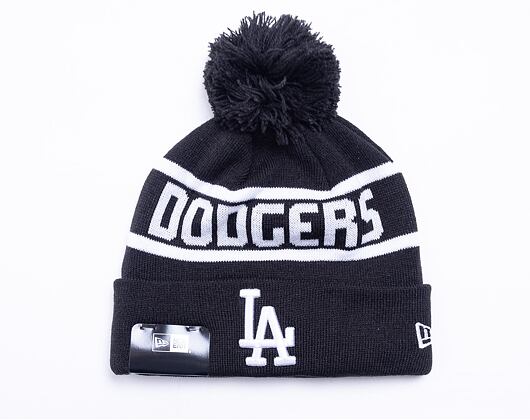Kulich New Era MLB Team JAKE bobble Cuff Knit Los Angeles Dodgers  Black / Optic White