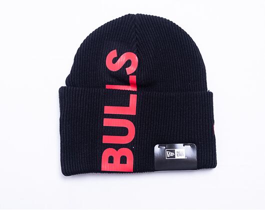 Kulich New Era NBA Wordmark Cuff Knit Chicago Bulls Black