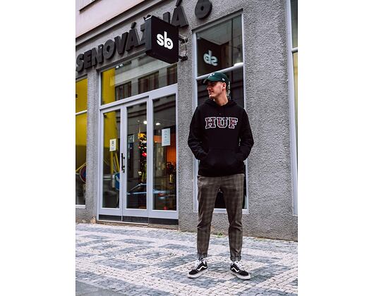Mikina HUF Academia Hoodie Black