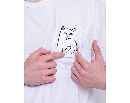 Triko RIP N DIP Lord Nermal Pocket Tee White RND0205