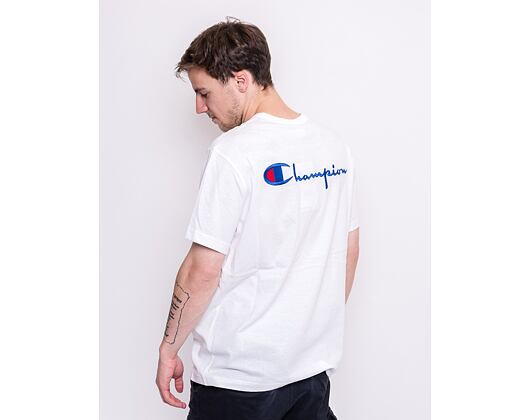 Triko Champion Crewneck T-Shirt White 214279 WW001