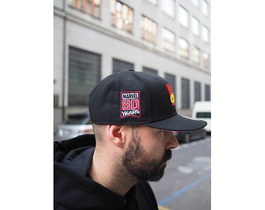 Kšiltovka NEW ERA 9FIFTY 80th Marvel Comics RETRO Black