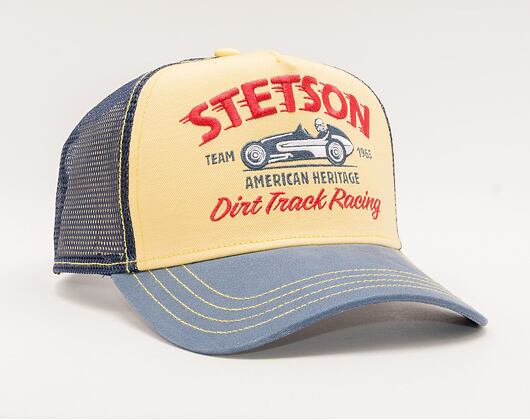 Kšiltovka Stetson Trucker Cap Dirt Track Racing Yellow/Blue 7751154