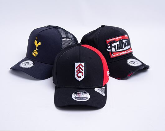 Kšiltovka New Era 9FIFTY Stretch-Snap Pop Panel Fulham FC Snapback Black / Scarlet