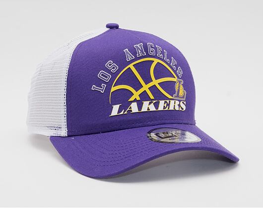 Kšiltovka New Era 9FORTY A-Frame Trucker Graphic Los Angeles Lakers Snapback Team Color