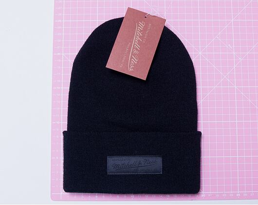Kulich Mitchell & Ness Nostalgia Cuff Knit Branded Beanie Black