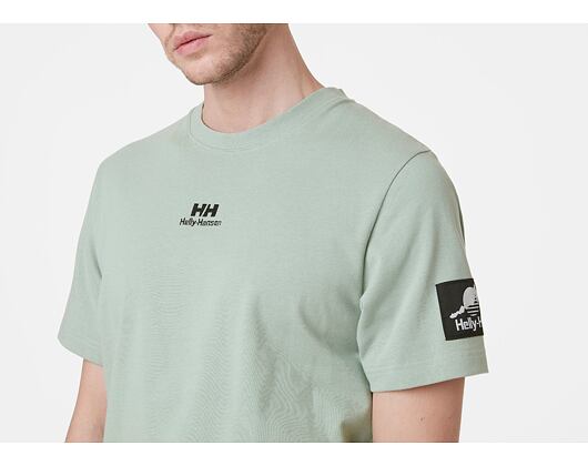 Triko Helly Hansen YU Twin Logo T-Shirt 484 Eucalyptus
