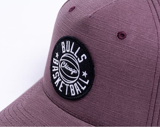 Kšiltovka Mitchell & Ness Slub Patch Chicago Bulls Burgundy Snapback